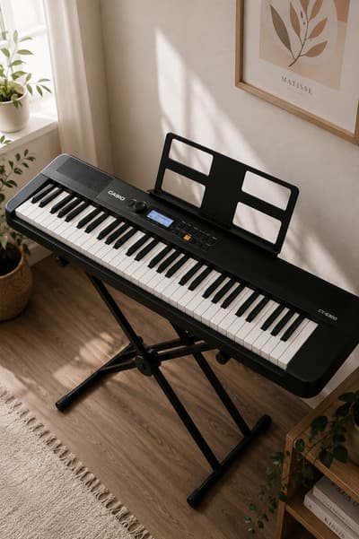 Casio cts-300 keyboard + statyw